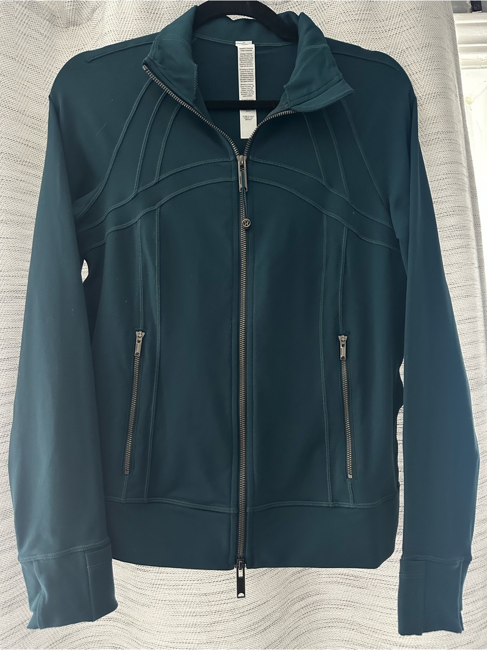 lululemon athletica Teal Full-Zip Bomber Jacket